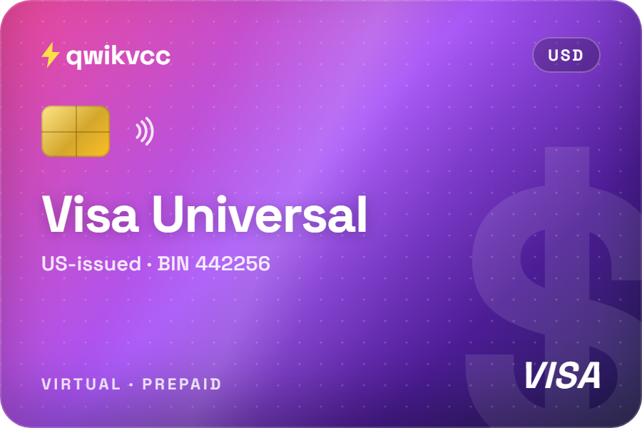 Visa Virtual Universal virtual card